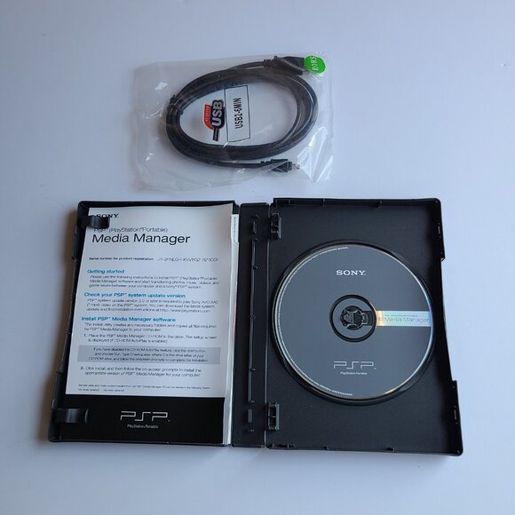 Sony PSP Media Manager UMD with inserts & Cable - Picture 3 of 3